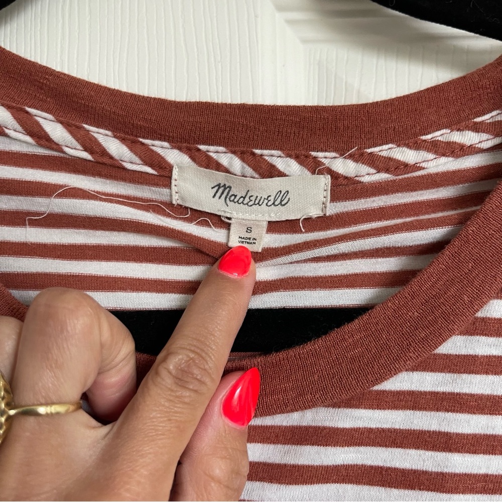 Madewell Ruffle Sleeve Tee - Picture 3 of 4